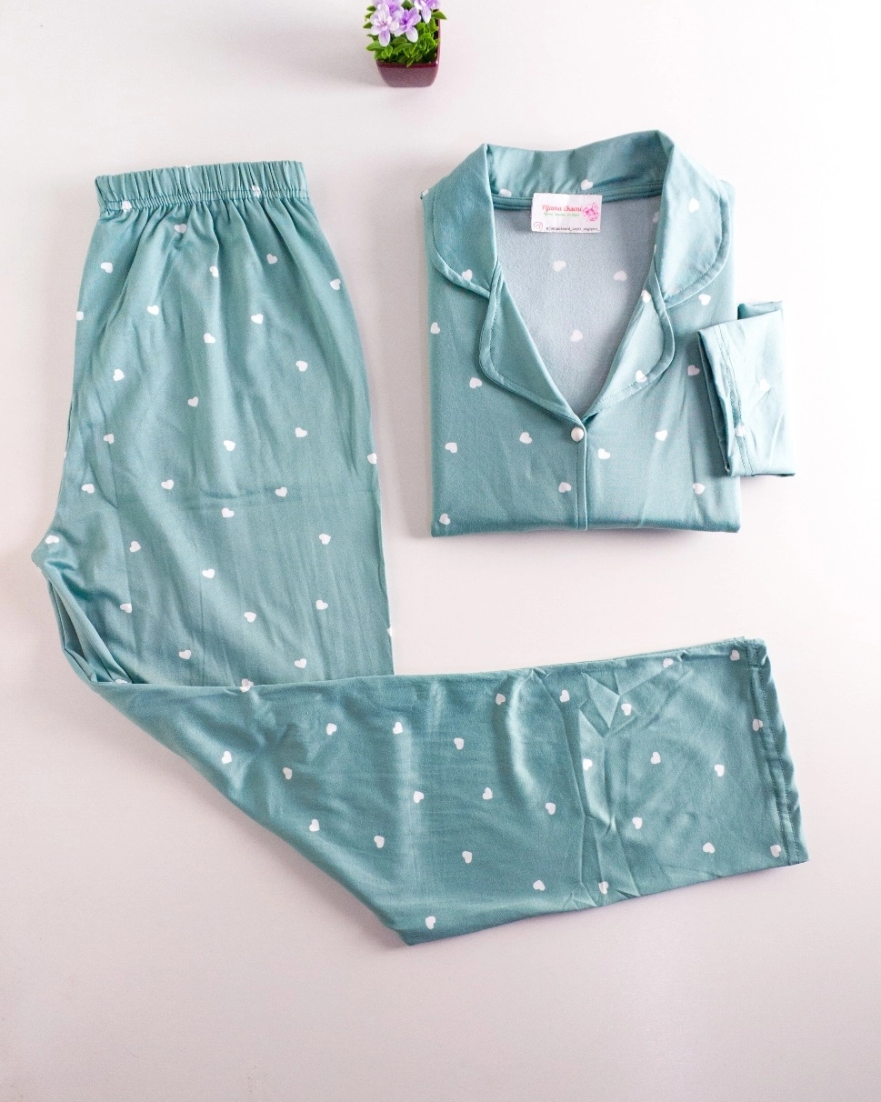SÜPER SOFT YUMUŞAK DOKU FULL LİKRALI  Uzun Kollu Bayan Pijama Takımı - 15329