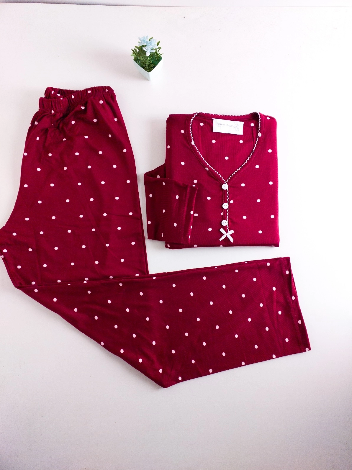 EKSTRA SÜPER YUMUŞAK DOKU FULL LİKRALI Uzun Kollu Bayan Pijama Takımı - 73452