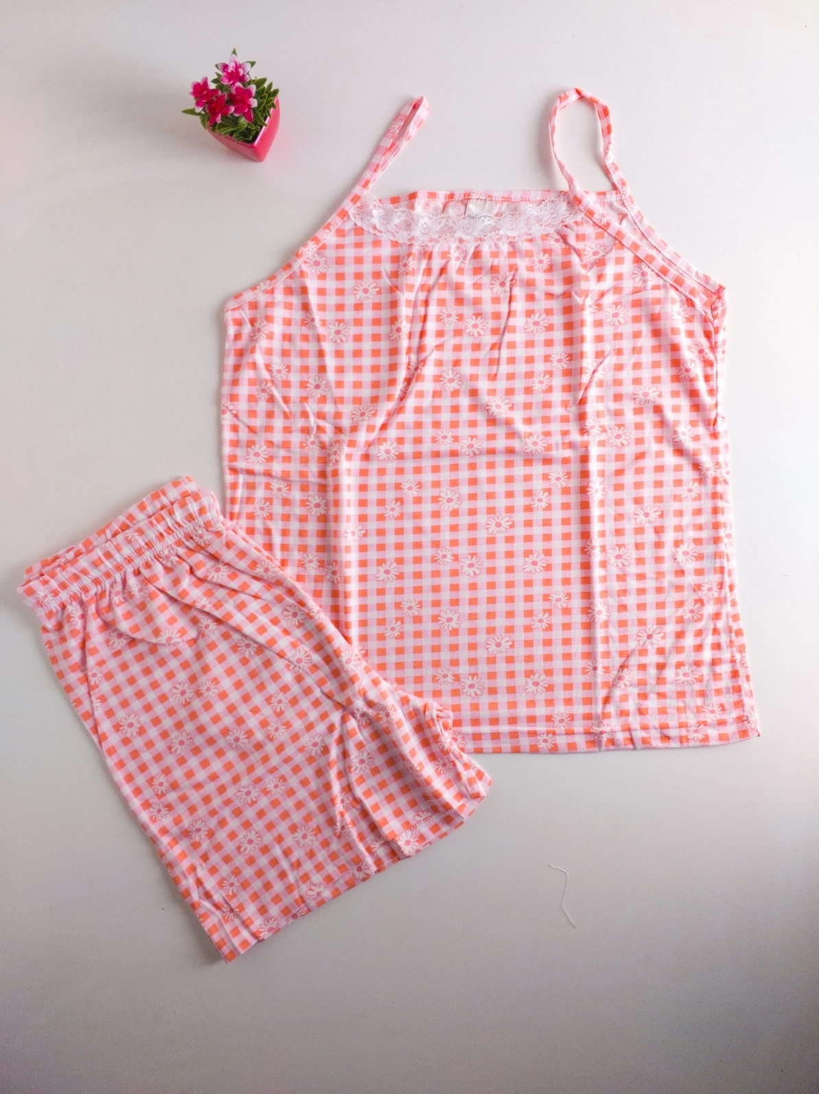 Şortlu Bayan Pijama Takımı - 10284