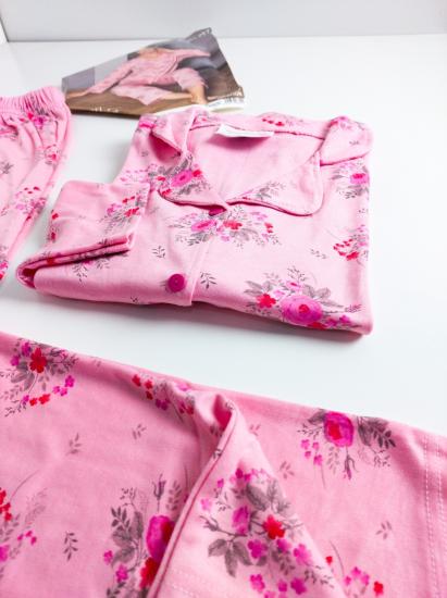Çiçek Desen Bayan Pijama Takımı 301 İRL1