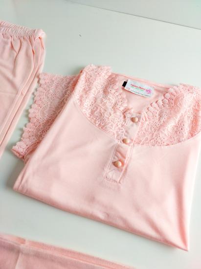 dantel detay kadın pijama takımı