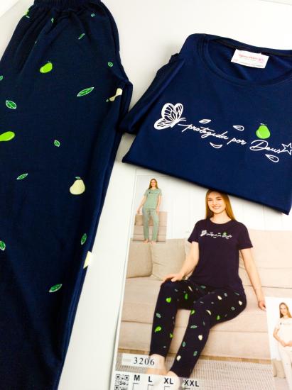 Kalp Desen Bayan Pijama Takımı