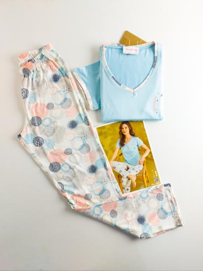 Likralı Kadın Pijama Takımı