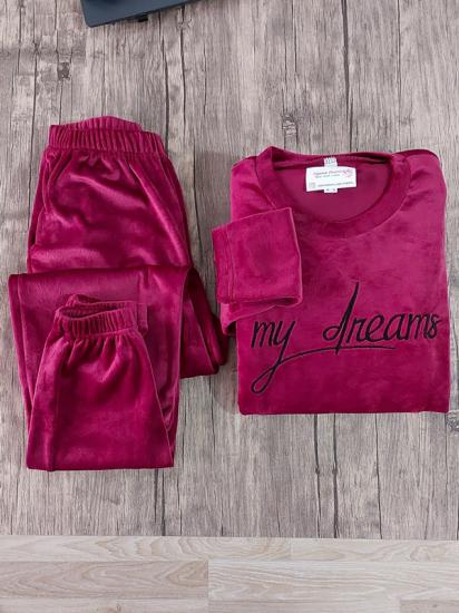 İPEKSİ KADİFE FULL LİKRALI Kışlık Bayan Pijama Takımı -2207 -4