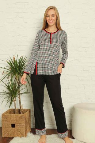 2618 Uzun Kollu Bayan Pijama Takımı