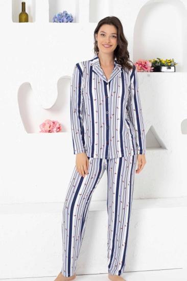 Uzun Kollu FULL İKRALI Bayan Pijama Takımı 