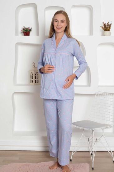Dantel Detay Lohusa Pijama Takım