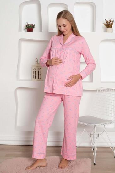 Dantel Detay Lohusa Pijama Takım