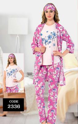 2336 Sabahlıklı Bayan Pijama Takımı