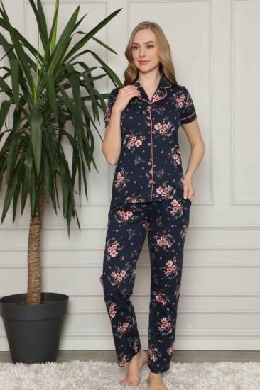 Kısa Kollu Pamuk  Bayan Pijama Takım-  irl