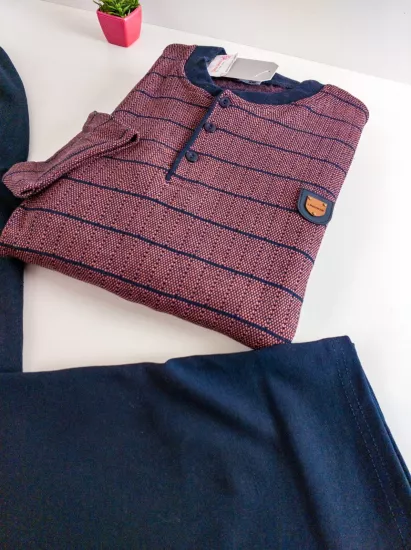 Kışlık Uzun Kollu Erkek Pijama Takımı