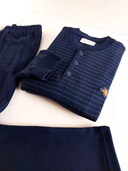 Kışlık Uzun Kollu Erkek Pijama Takımı