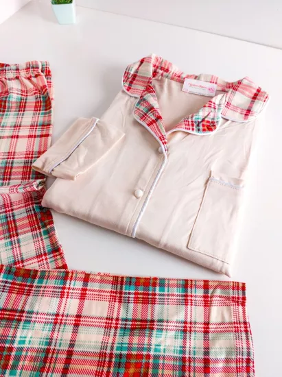 Desen Bayan Pijama Takımı