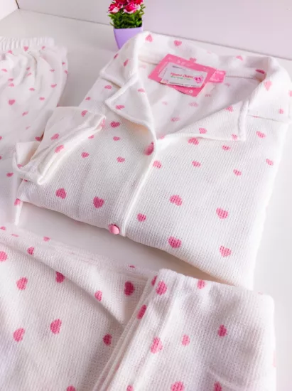 KALP Desen Bayan Pijama Takımı 