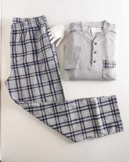 Kışlık Uzun Kollu Erkek Pijama Takımı