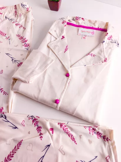 Desen Bayan Pijama Takımı