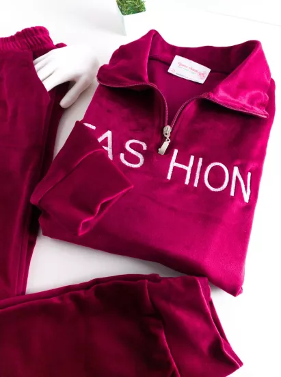 İPEKSİ KADİFE FULL LİKRALI Kışlık Bayan Pijama Takımı