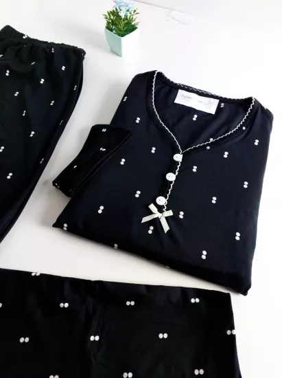 Esnek Bayan Pijama Takımı 