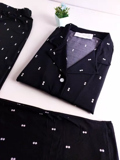 Esnek Bayan Pijama Takımı 