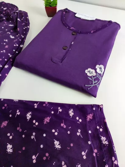 Büyük Beden KISA Kollu Kadın Pijama Takımı 