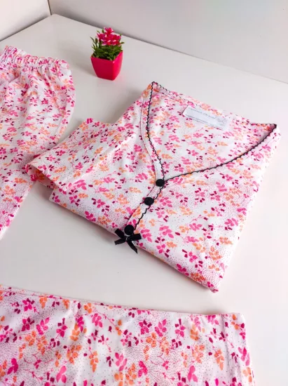 Esnek Bayan Pijama Takımı 