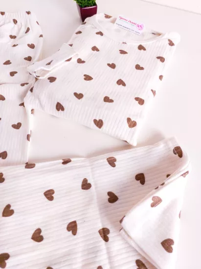 Uzun Kollu Kışlık Bayan Pijama Takımı