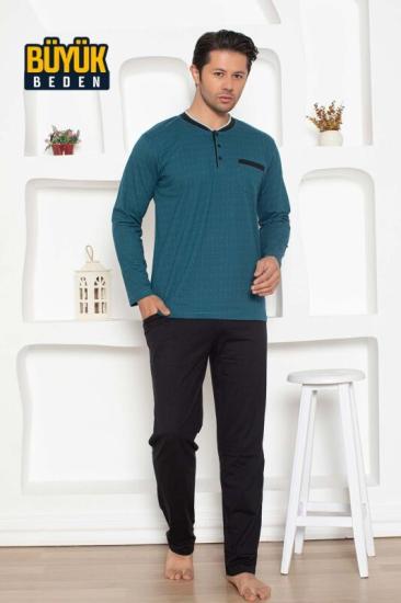 BATTAL Beden UZUN Kollu ERKEK Pijama Takımı