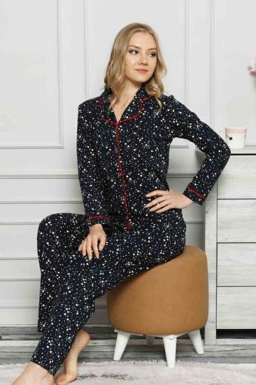 2536 Uzun Kolllu Kadın Pijama Takımı