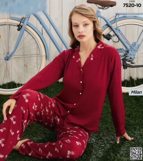 Desen Bayan Pijama Takımı