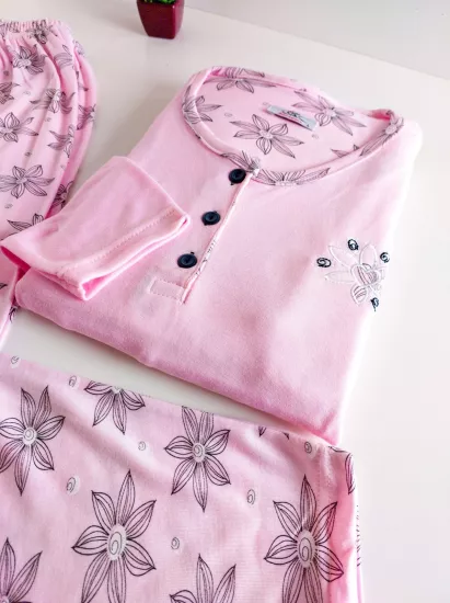 Esnek Bayan Pijama Takımı 