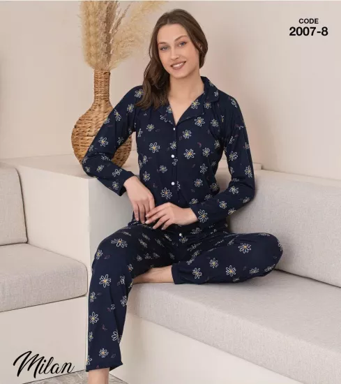 Papatya Desen Bayan Pijama Takımı
