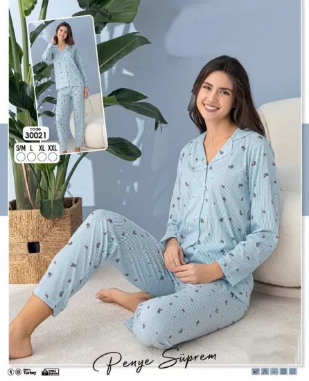 Penye Bayan Pijama Takımı